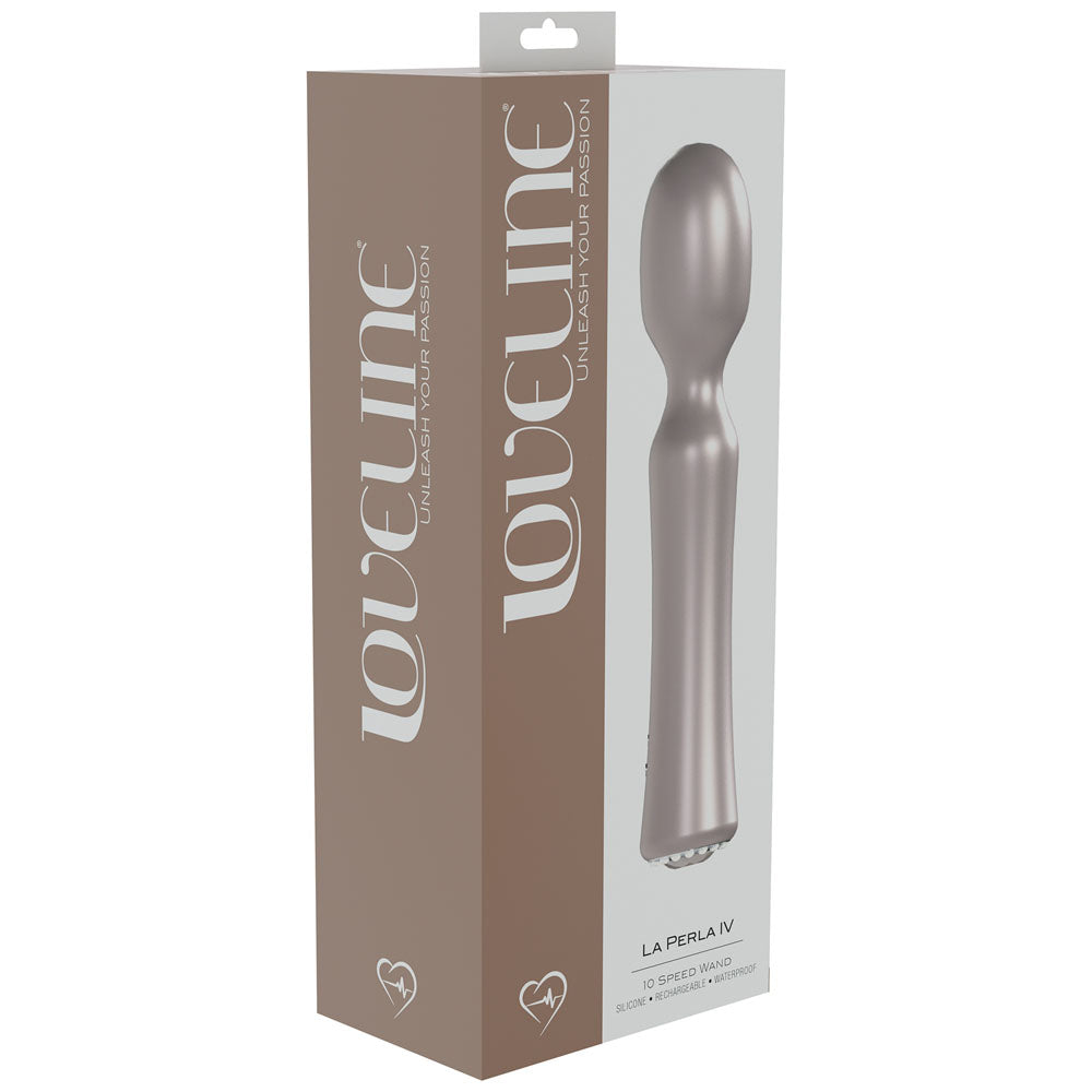 LOVELINE La Perla IV Vibrating Wand - Pink