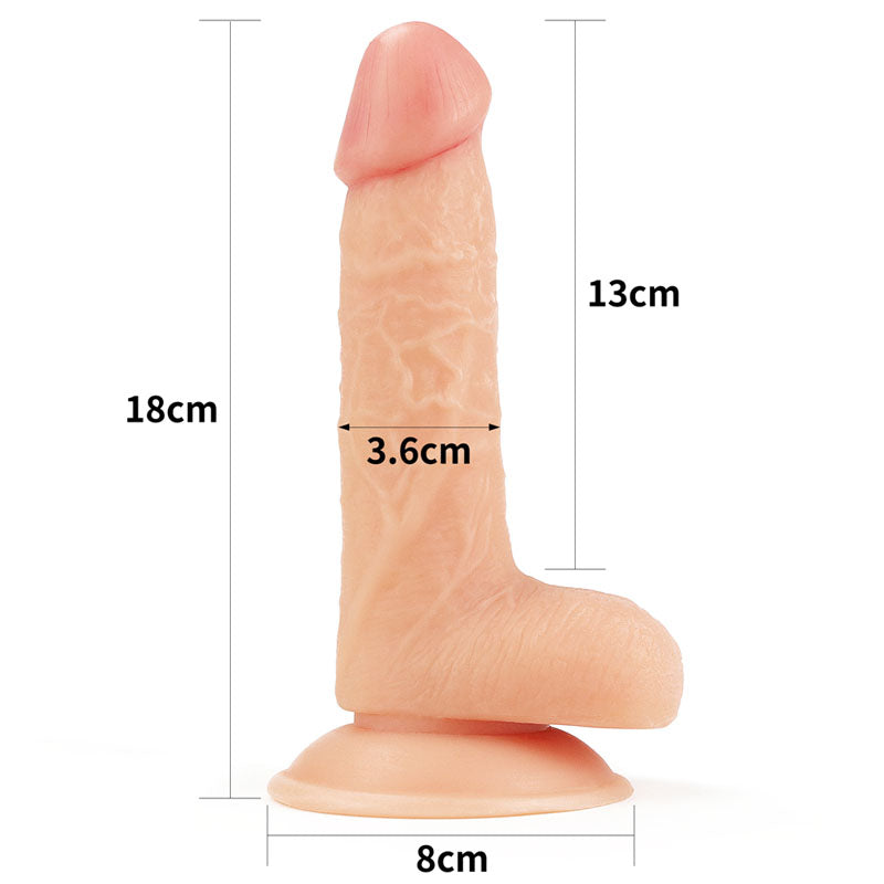 The Ultra Soft Dude 18cm Dildo
