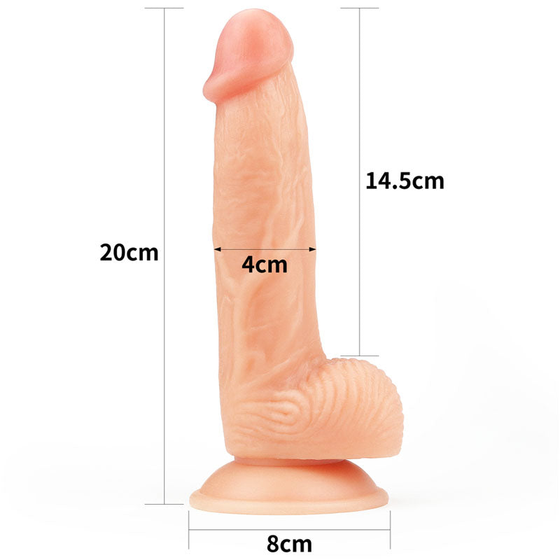 The Ultra Soft Dude 20cm Dildo