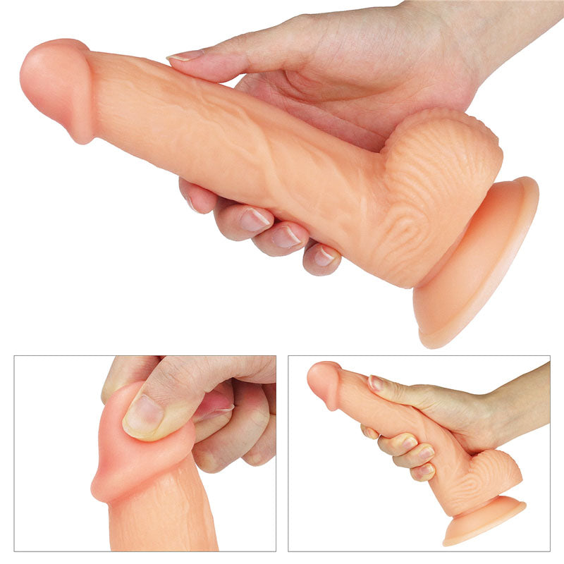 The Ultra Soft Dude 20cm Dildo