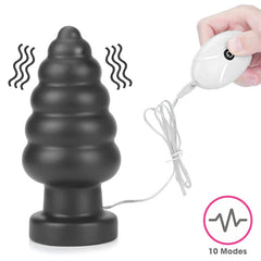 King Sized 7'' Vibrating Anal Cracker Butt Plug