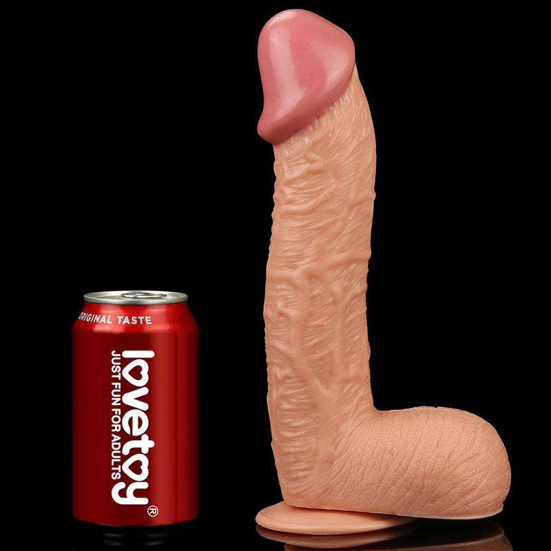 King Size 10.5'' Realistic Giant Dildo - Flesh 26.7 cm Dong