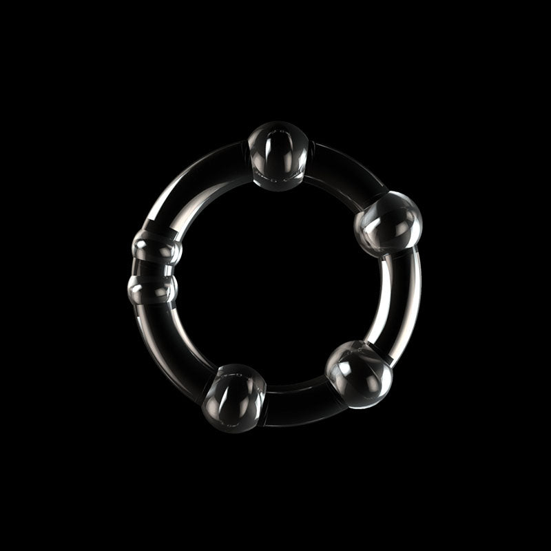 Power Plus Triple Beaded Cock Ring Set