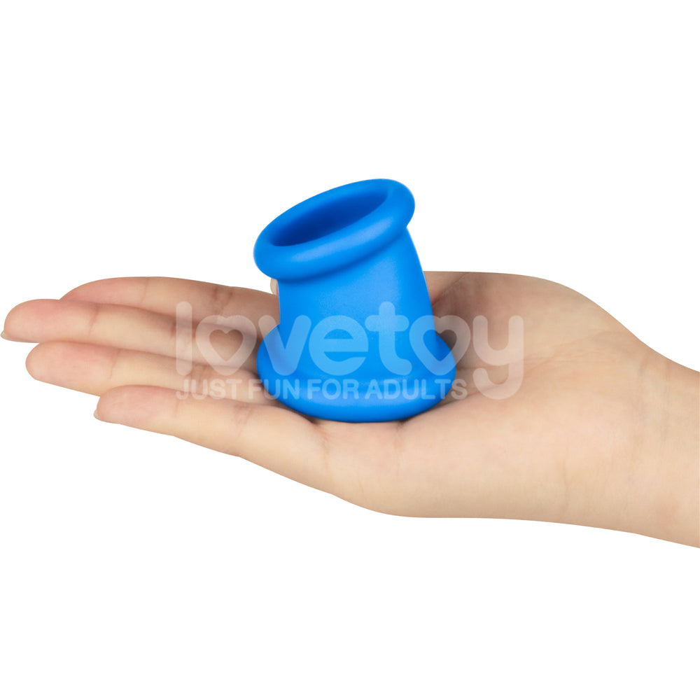 Pinnacle Pro Tapered Squeeze - Blue Ball Stretcher cock ring