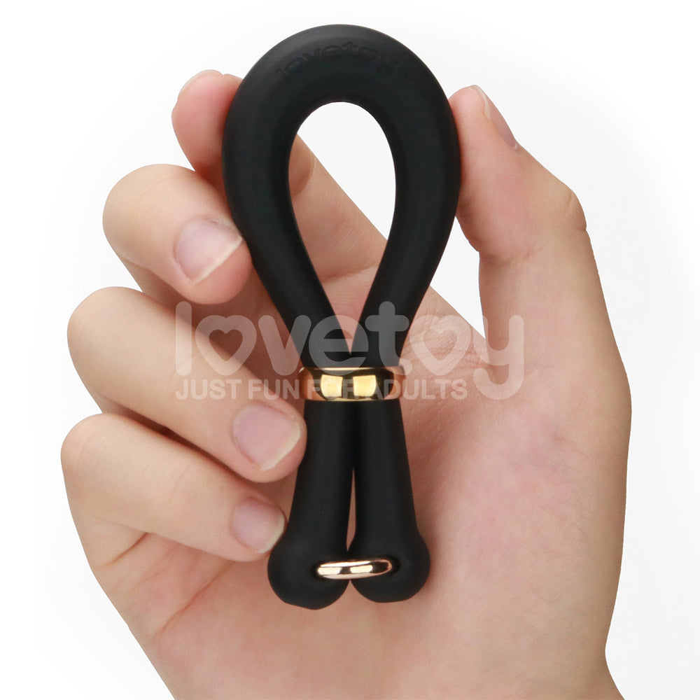 Pinnacle Pro Anyfit Stretcher - Black Adjustable Cock Ring