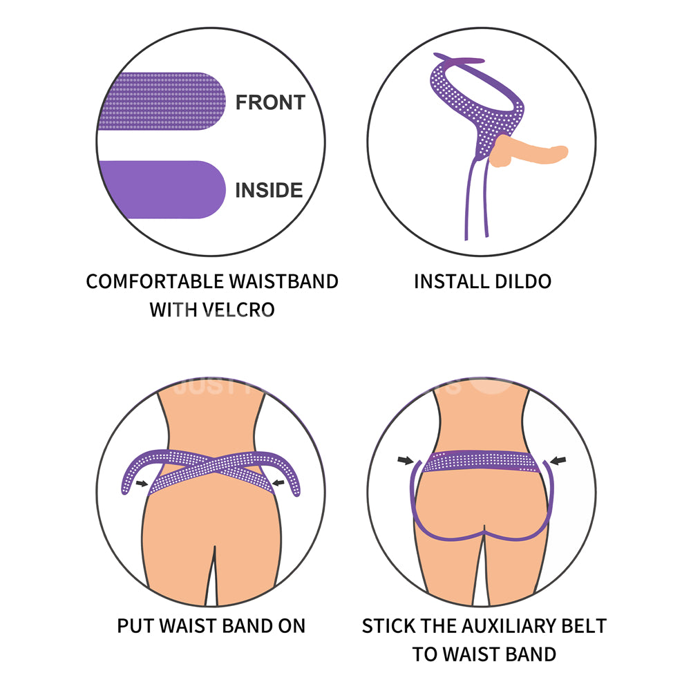 Ingen Easy Strap-On Harness - Purple