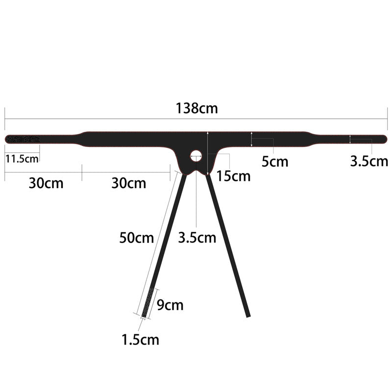Ingen Easy Black Adjustable Strap-On Harness (No Probe Included)