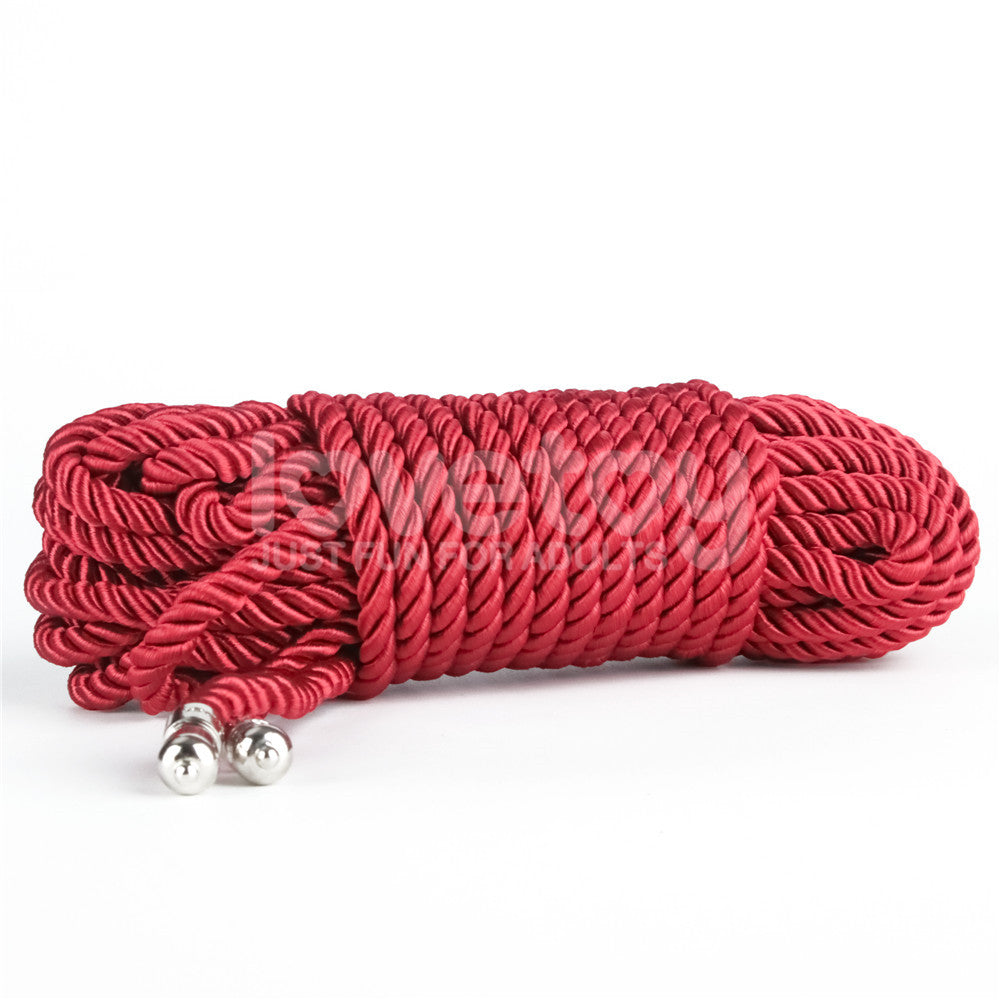 Rebellion Reign Silky Red Bondage Rope - 10 metre length