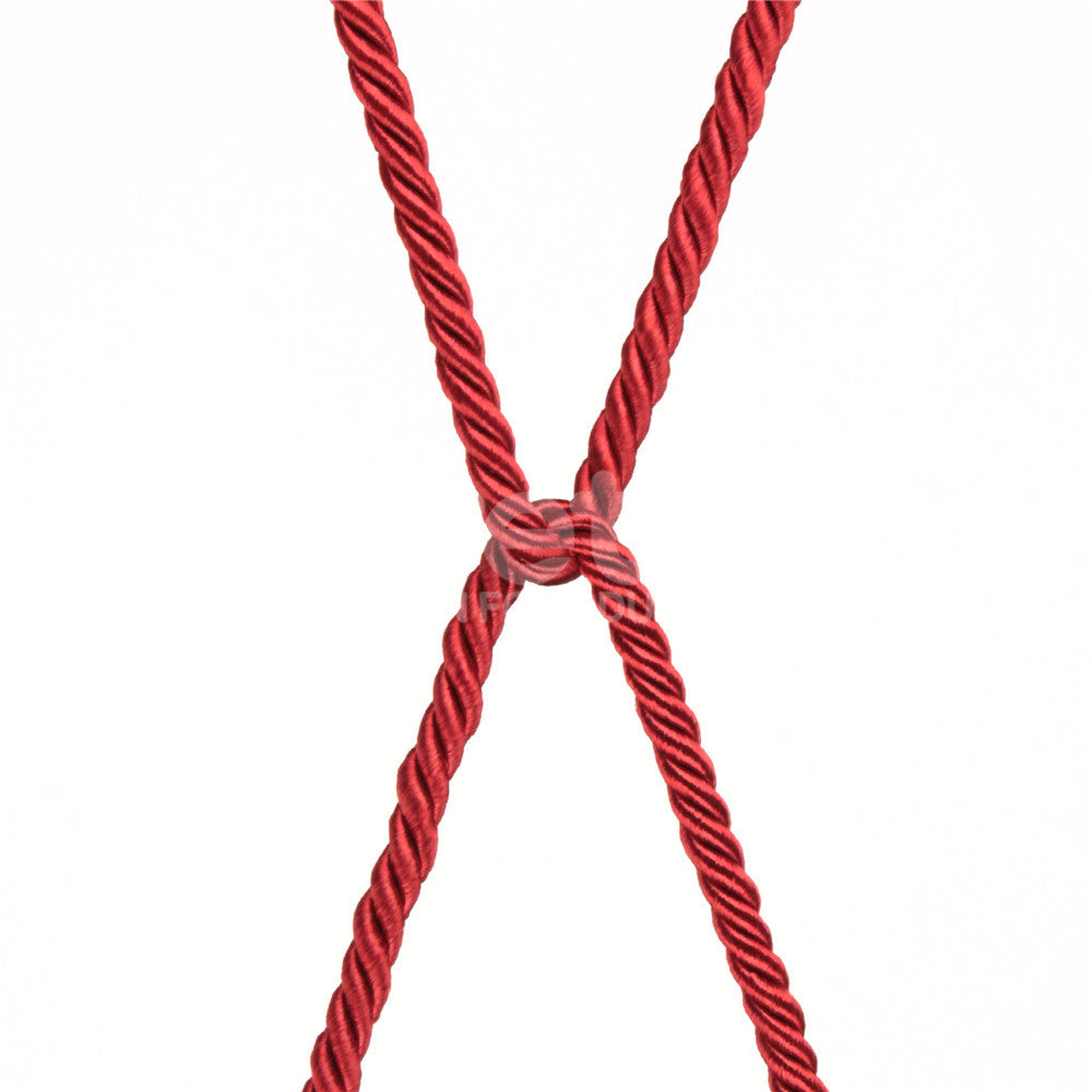 Rebellion Reign Silky Red Bondage Rope - 10 metre length