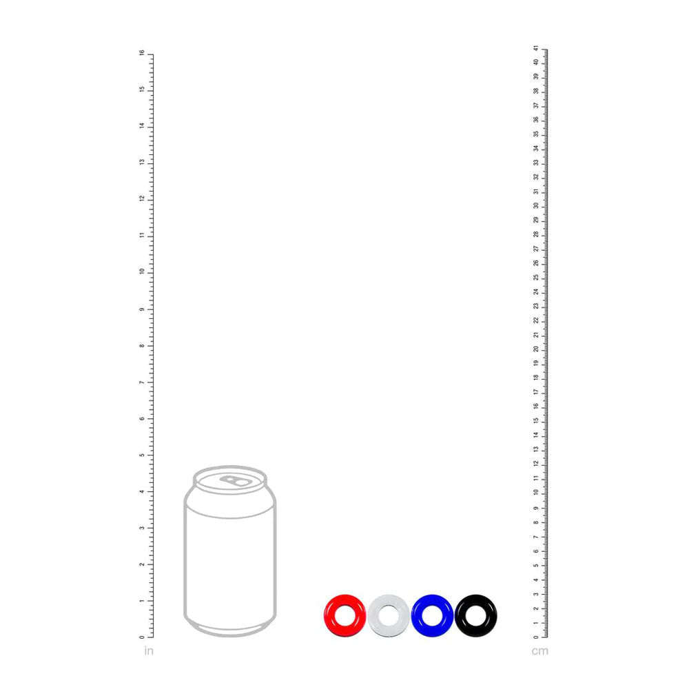 LEVELZ Multicolour Cock Ring Set - Coloured 4 Pack