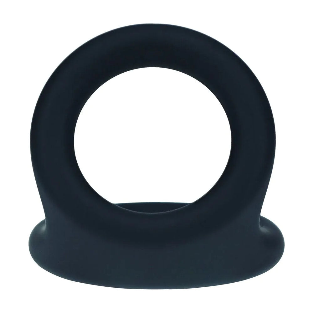 LEVELZ Double O Silicone Cock & Balls Rings - Large Black
