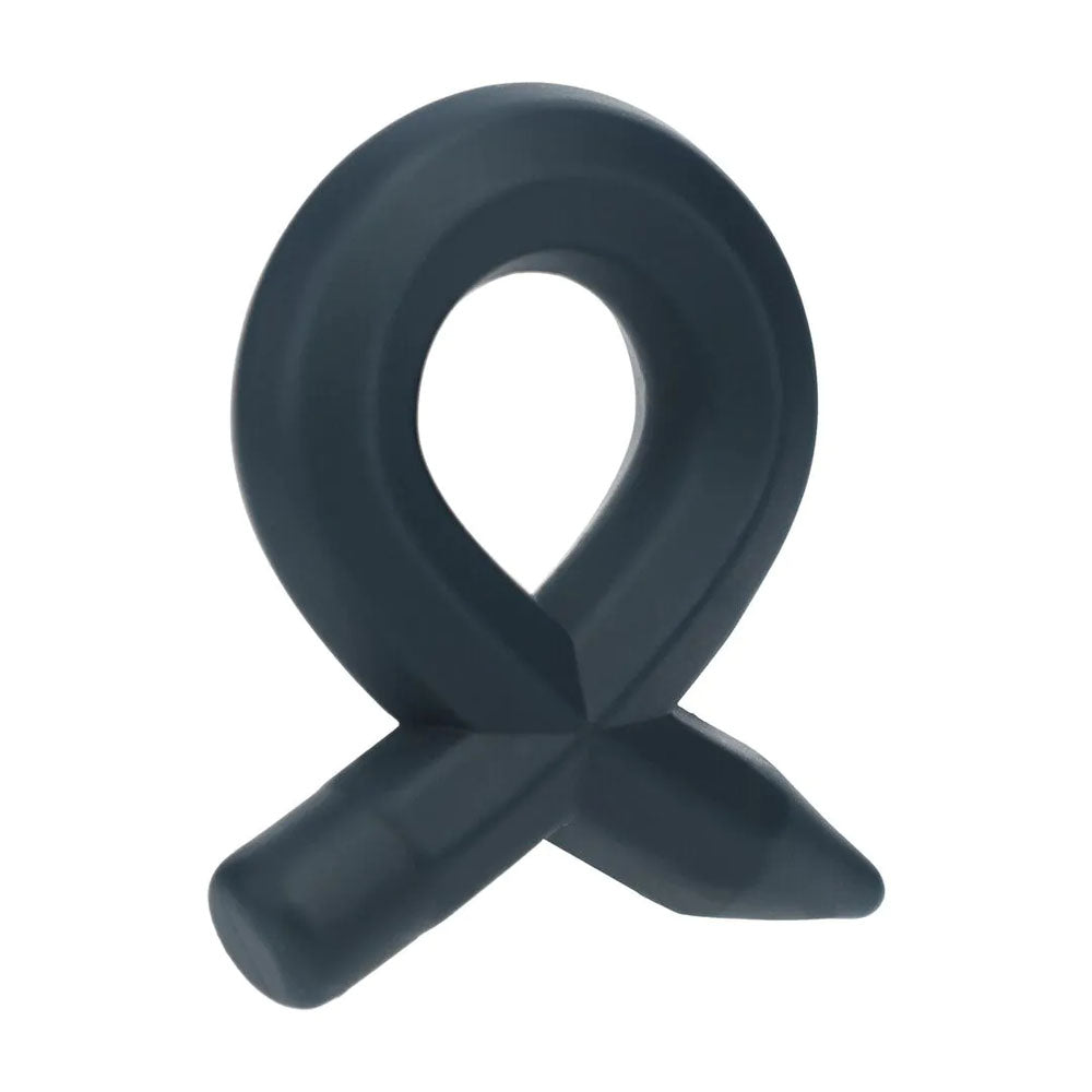 LEVELZ Pencil Liquid Silicone Cock Ring - Black