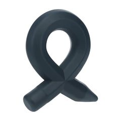 LEVELZ Pencil Liquid Silicone Cock Ring - Black