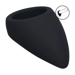 LEVELZ Teardrop Silicone Cock Ring - Black
