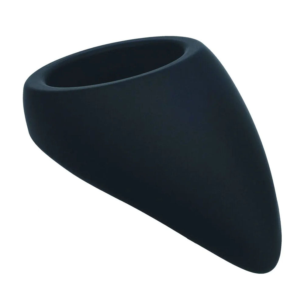 LEVELZ Teardrop Silicone Cock Ring - Black