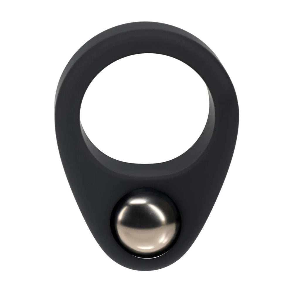 LEVELZ Single Weighted Ball Cock Ring - Black
