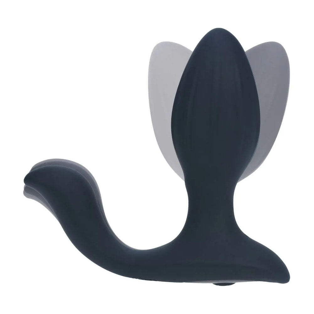 LEVELZ Vibrating & Rotating Anal Plug with Ball Stimulator - Black 10.7 cm USB Rechargeable
