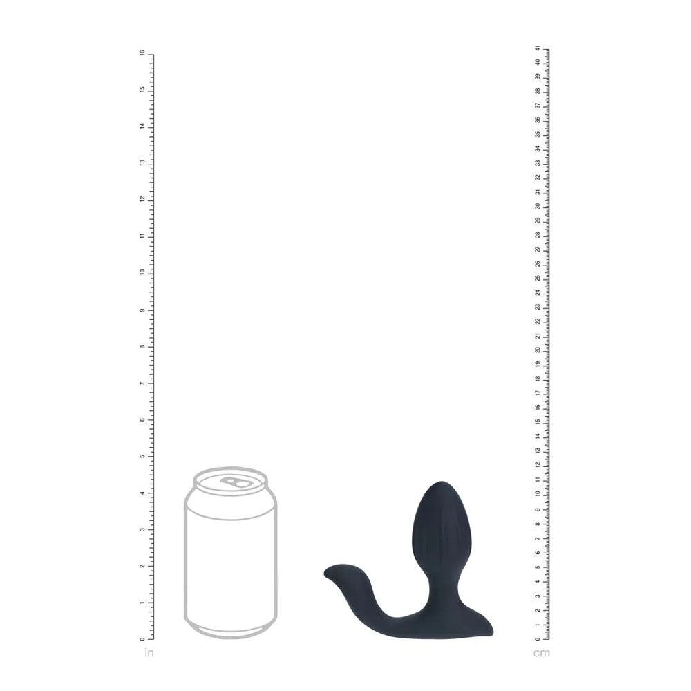 LEVELZ Vibrating & Rotating Anal Plug with Ball Stimulator - Black 10.7 cm USB Rechargeable