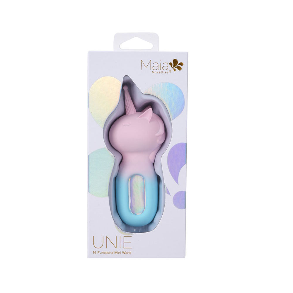 Maia UNIE - Unicorn Wand Vibrator Pink/Blue