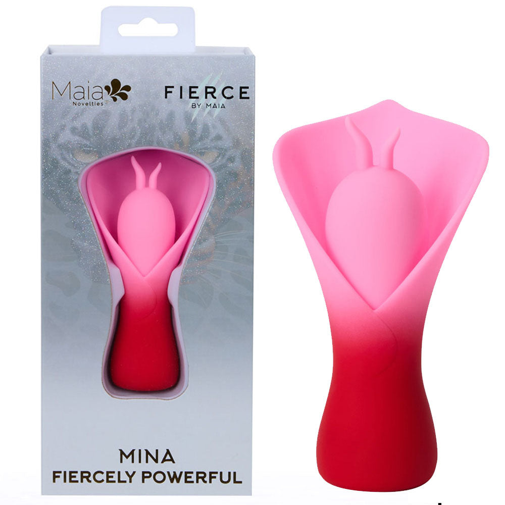 Maia MINA Fluttering Flower Stimulator - Red/Pink USB Rechargeable