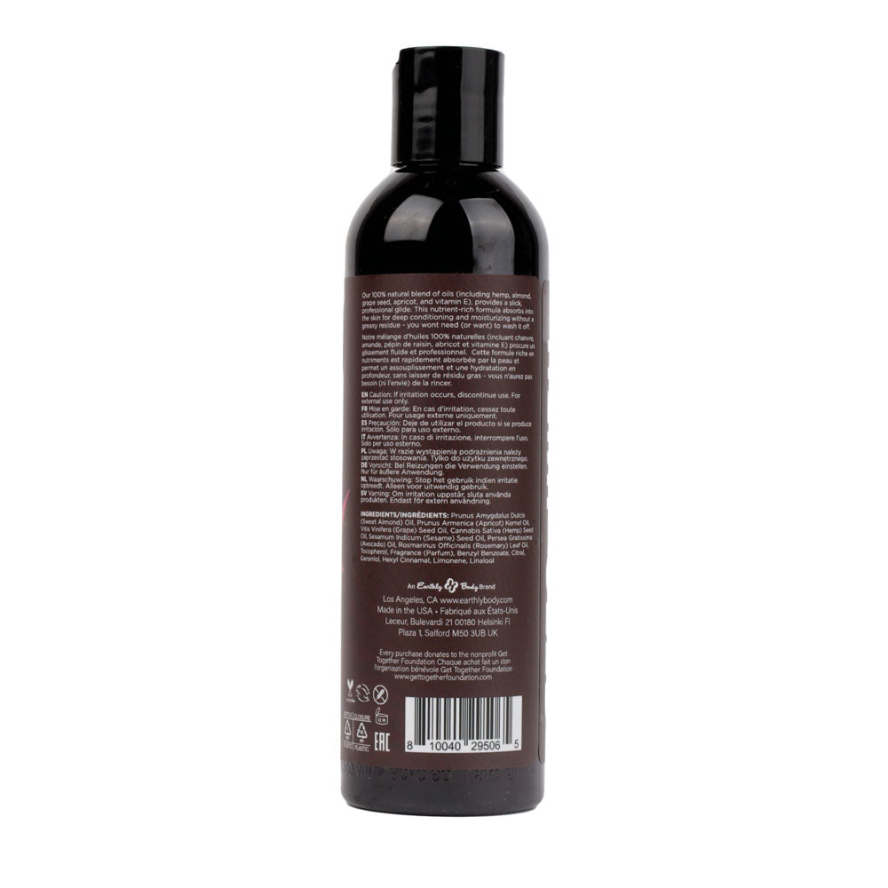 Hemp Seed Massage & Body Oil Zen Berry Rose 237ml