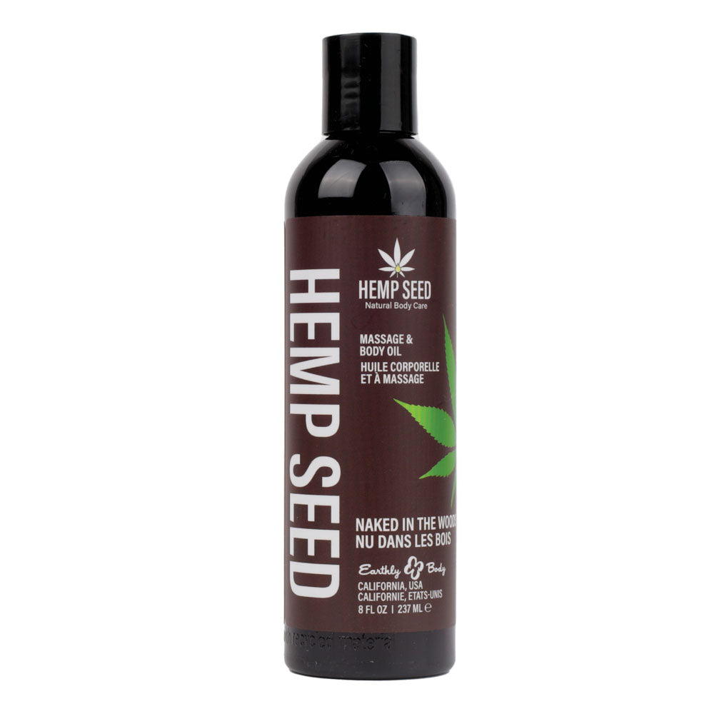 Hemp Seed Massage & Body Oil Naked in the Woods 237ml