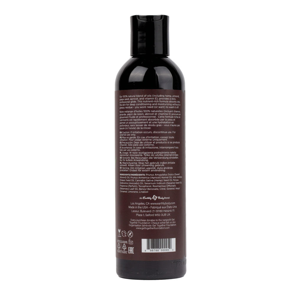 Hemp Seed Massage & Body Oil Naked in the Woods 237ml