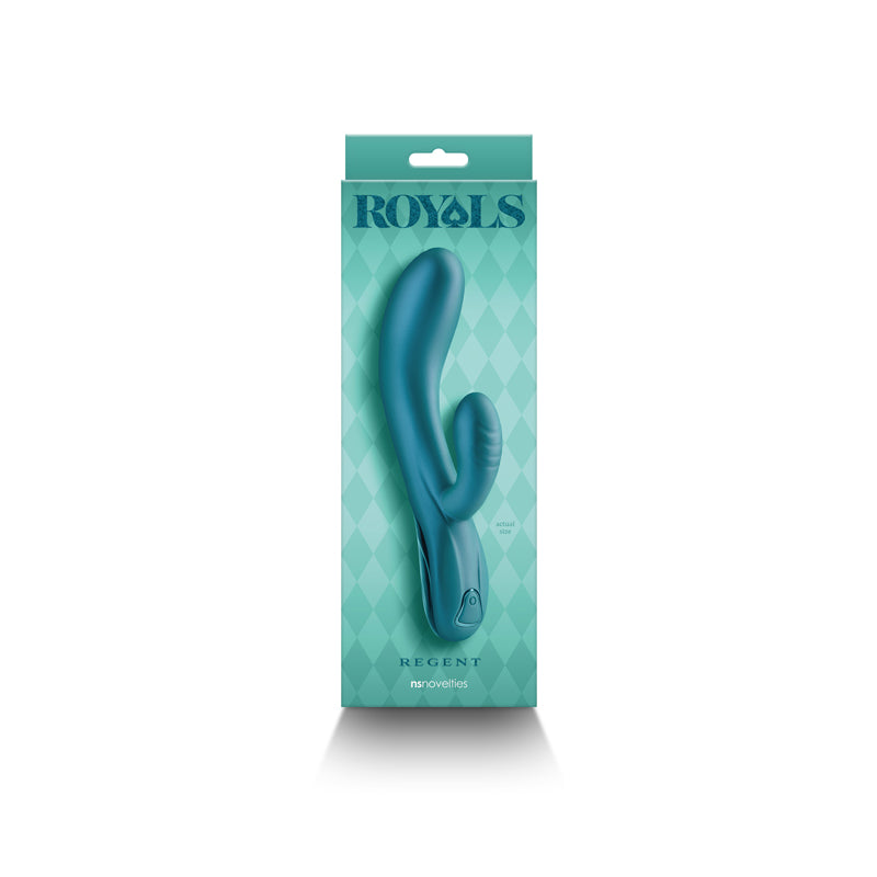 Royals - Regent - Metallic Green Rabbit Vibrator