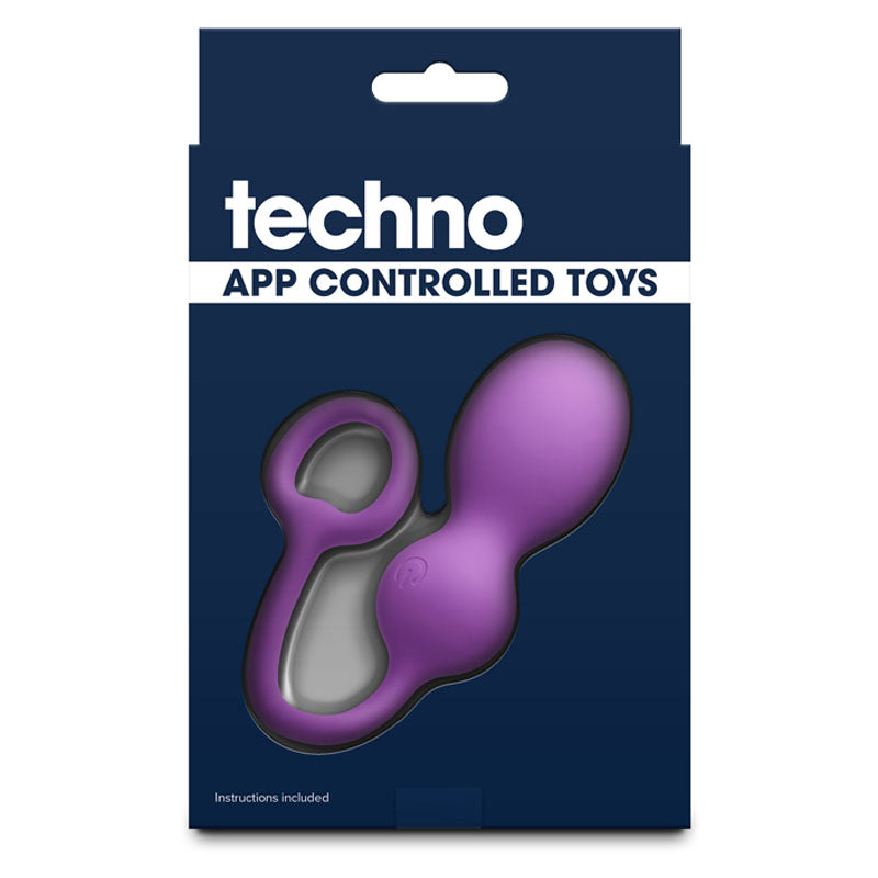 Techno - Bop - Purple USB Rechargeable Vibrating Kegel Exerciser with App Contol