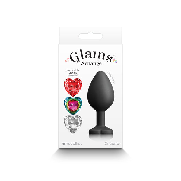 Glams Xchange Heart Butt Plug - Medium