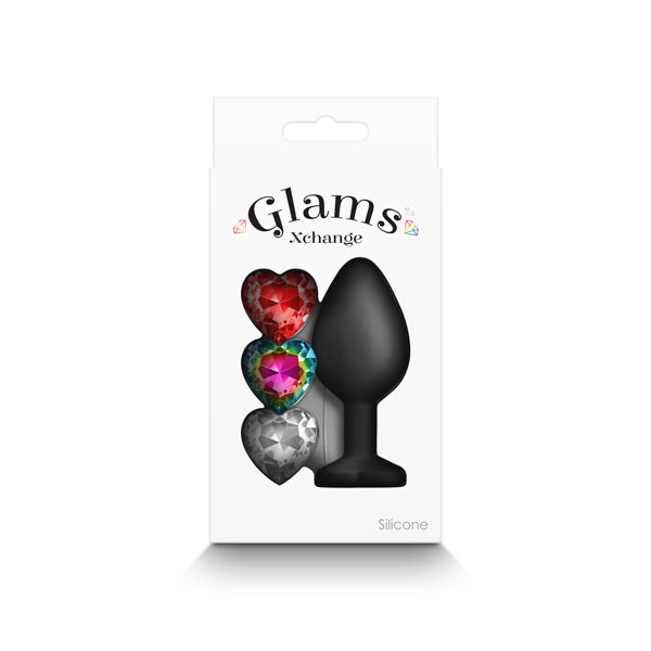 Glams Xchange Heart Butt Plug - Medium
