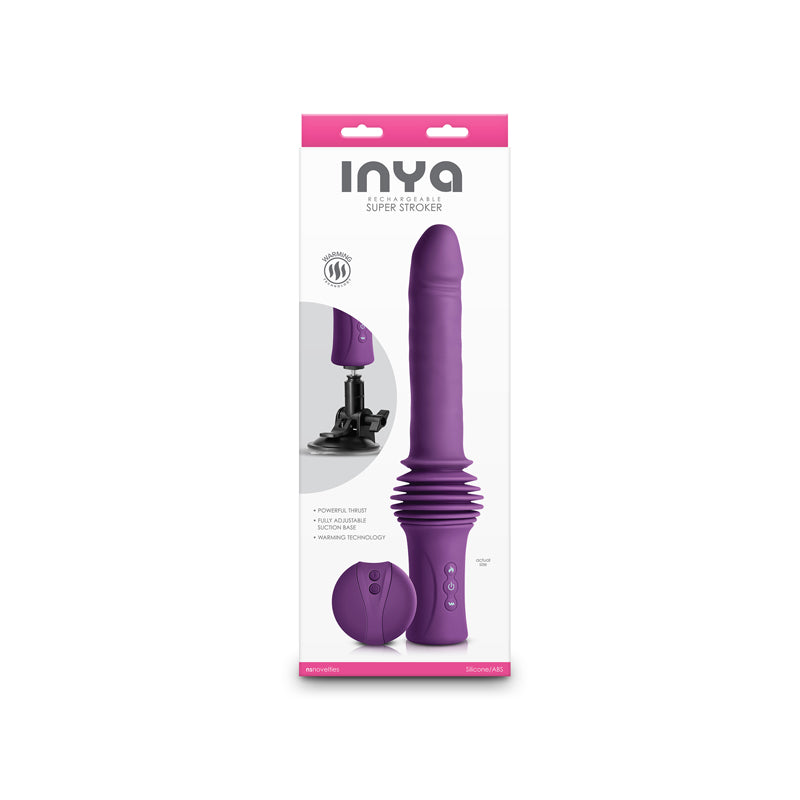 INYA Super Stroker Thrusting Vibrator - Purple