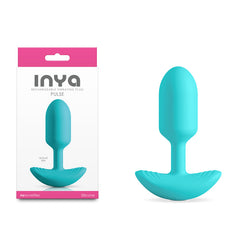INYA Pulse - Teal - Teal 11 cm USB Rechargeable Vibrating Butt Plug