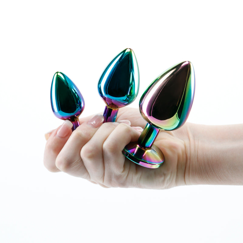 Rear Assets Butt Plug Trainer Kit - Multicolour - Rainbow