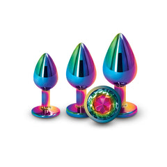 Rear Assets Butt Plug Trainer Kit - Multicolour - Rainbow