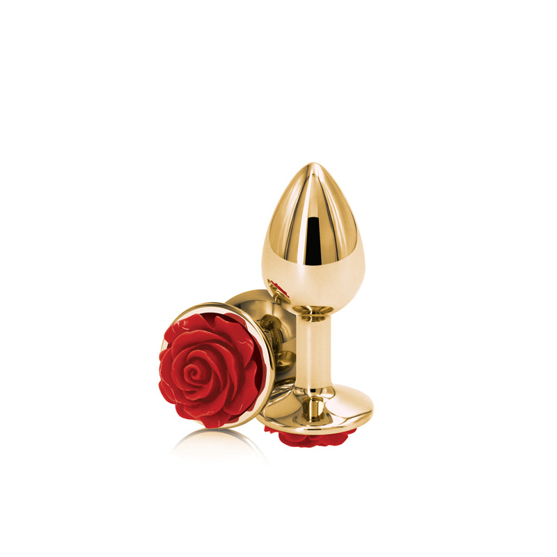 Rear Assets Butt Plug Small Rose Red