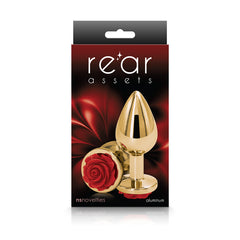 Rear Assets Rose Butt Plug - Medium