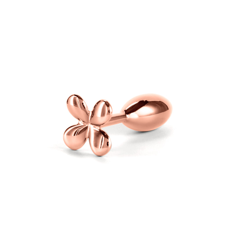 Rear Assets Clover Butt Plug - Rose Gold