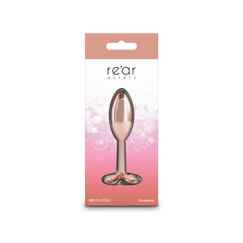 Rear Assets Clover Butt Plug - Rose Gold
