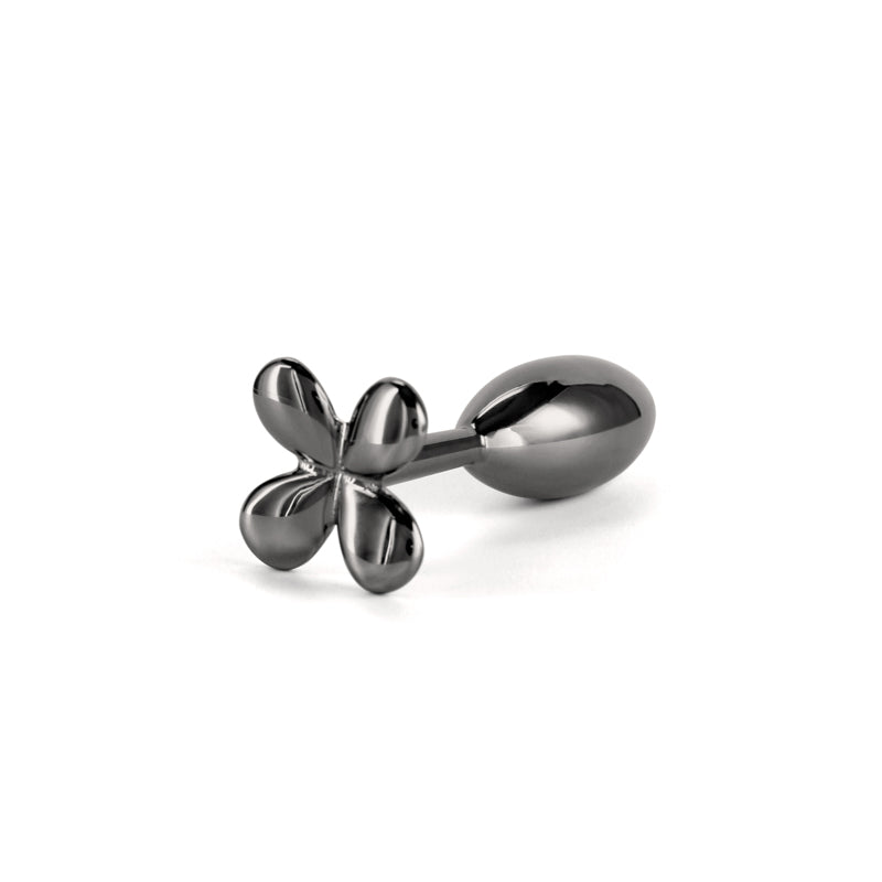 Rear Assets Clover Butt Plug - Gunmetal