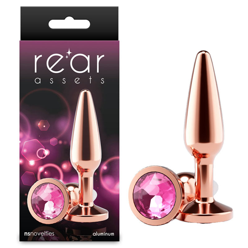 Rear Assets Tapered Butt Plug - Medium - Rose Gold