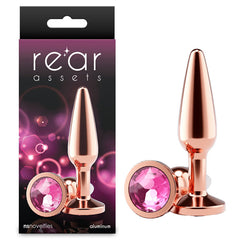 Rear Assets Tapered Butt Plug - Medium - Rose Gold