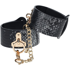 OUCH! Florence Collection - Black BDSM Leg Cuffs