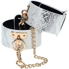 OUCH! Florence Collection - White BDSM Leg Cuffs
