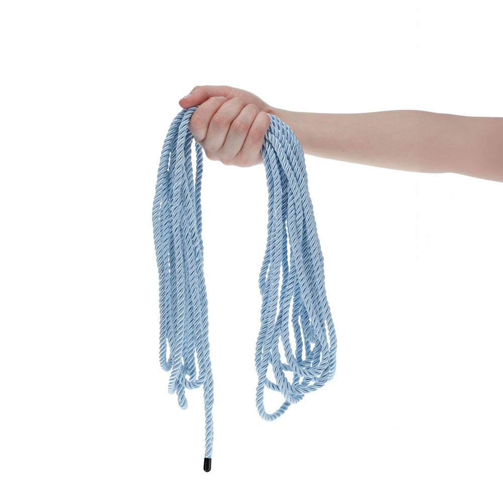 OUCH! Bondage Rope - 10 M - Powder Blue Nylon Bondage Rope