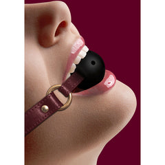 OUCH! Halo Breathable Ball Gag - Burgundy