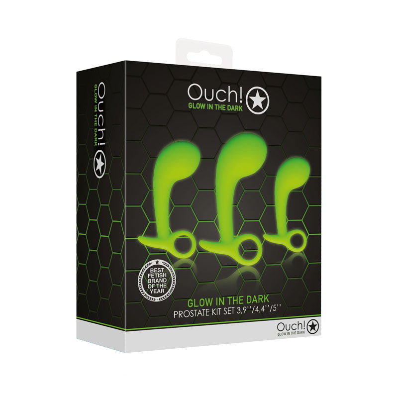 OUCH! Glow In The Dark Prostate Kit Butt Plugs