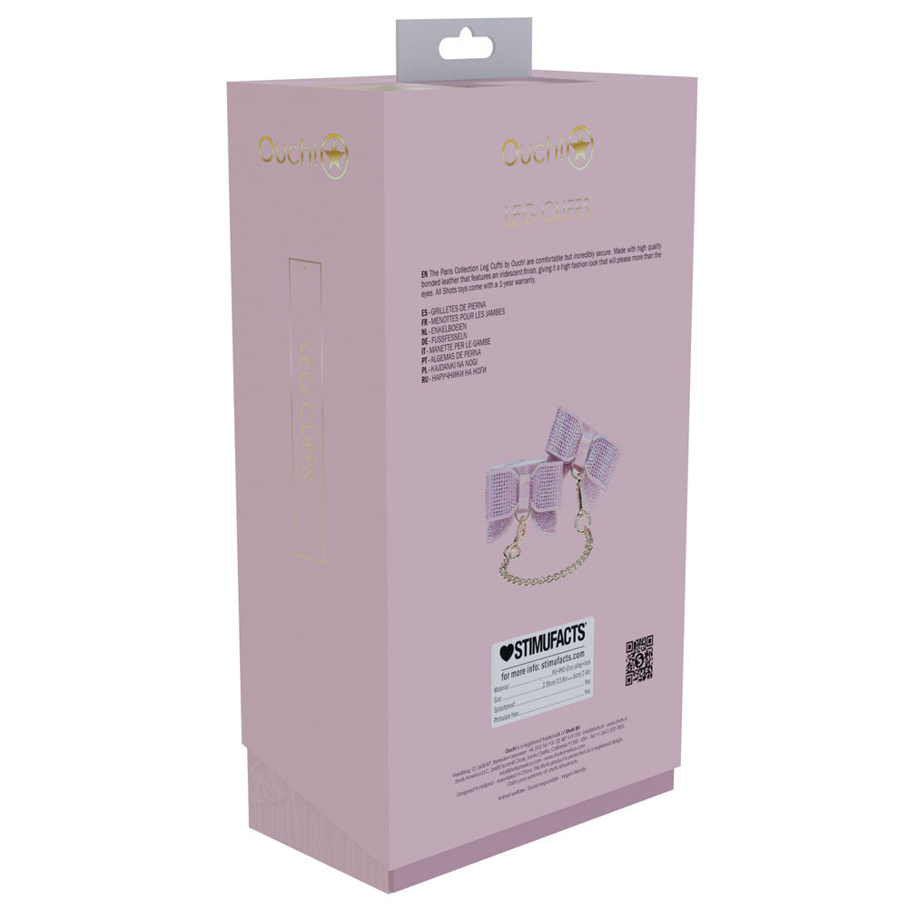 OUCH! Paris Collection - Pink Leg Cuffs