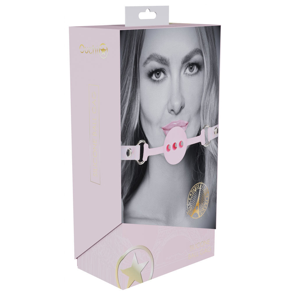 OUCH! Paris Collection - Silicone Pink Ball Gag