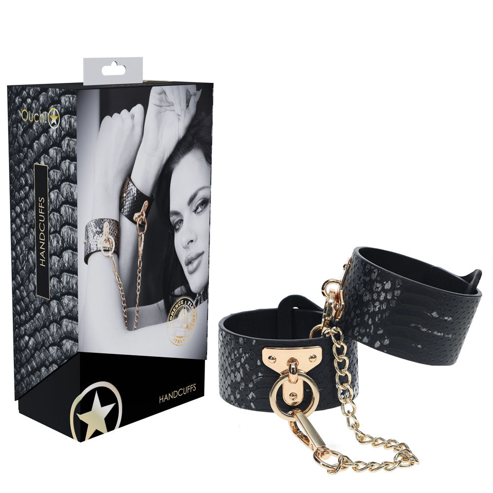 OUCH! Florence Collection - Black Handcuffs